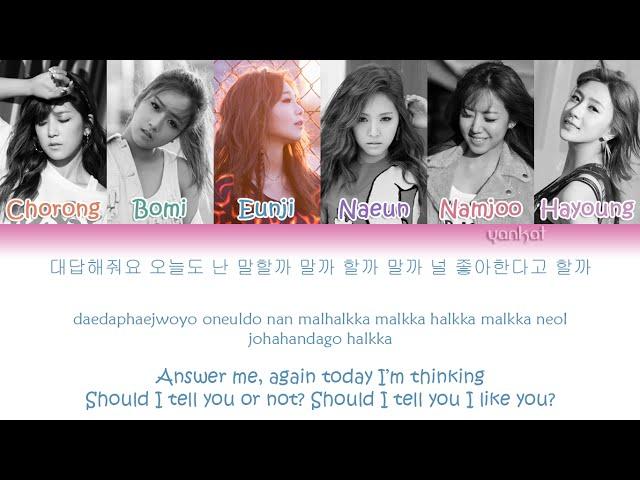 Apink (에이핑크) - Petal (꽃잎점)  (Color Coded Han|Rom|Eng Lyrics)