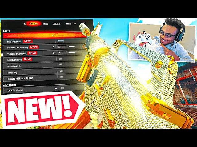 NEW BO6 AIM ASSIST SETTINGS in SEASON 1!  (Black Ops 6 Best Settings PS5/XBOX Controller) Warzone