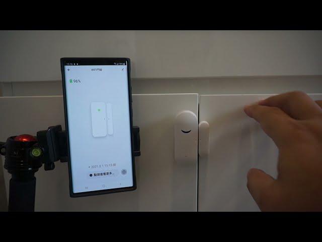「FAMMIX 菲米斯 門窗WiFi防盜安全感應器-測試