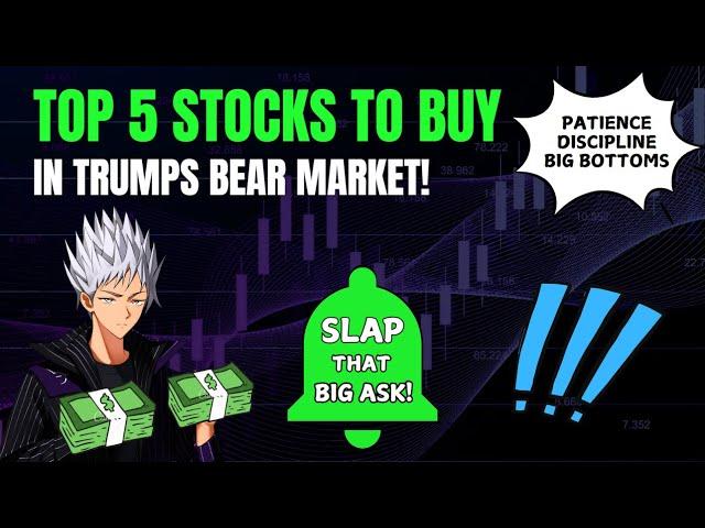 TOP 5 STOCKS TO BUY IN TRUMPS BEAR MARKET! (MUST WATCH!)