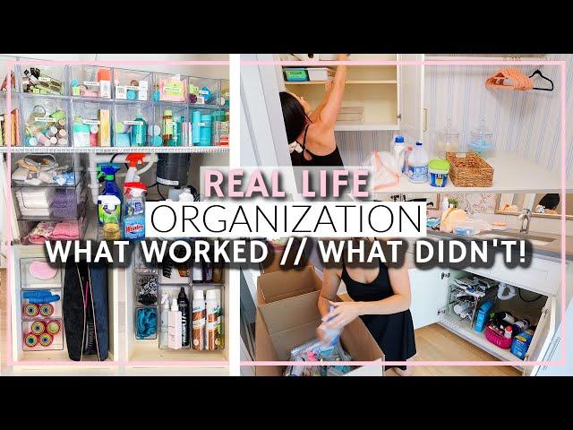 UN ORGANIZE WITH ME! WHAT WORKS + WHAT DOESN'T! REAL LIFE ORGANIZATION | Alexandra Beuter