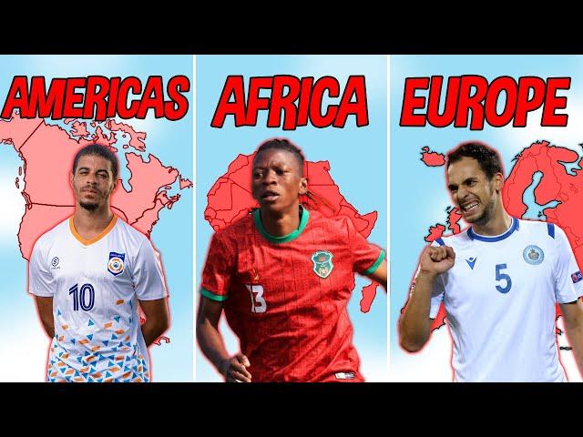 The WORST National Team of EACH Continent