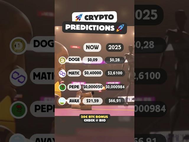  2025 Crypto Forecast: DOGE, MATIC, PEPE, AVAX – Big gains ahead?  #Crypto2025 #D...