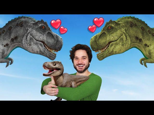 AMOR ENTRE TIRANOSSAURO REX NO ARK!