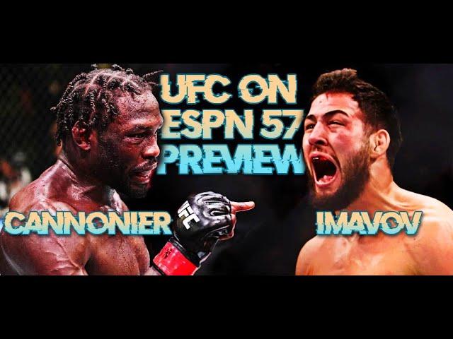 UFC on ESPN 57 Full Card Breakdown - Cannonier vs. Imavov /  Reyes Vs Jacoby