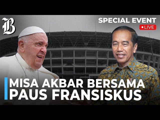 MISA AKBAR BERSAMA PAUS FRANSISKUS