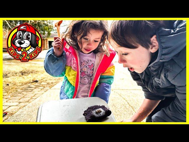 Kids Pretend  CALEB & CHARLENE’S BIGGEST FROZEN BUG HUNT