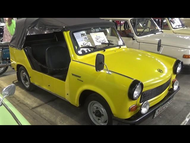 Trabant P 601 Z Tramp, 1983., autó, cabrio, Oldtimer Show, 2018., v180415-7-043