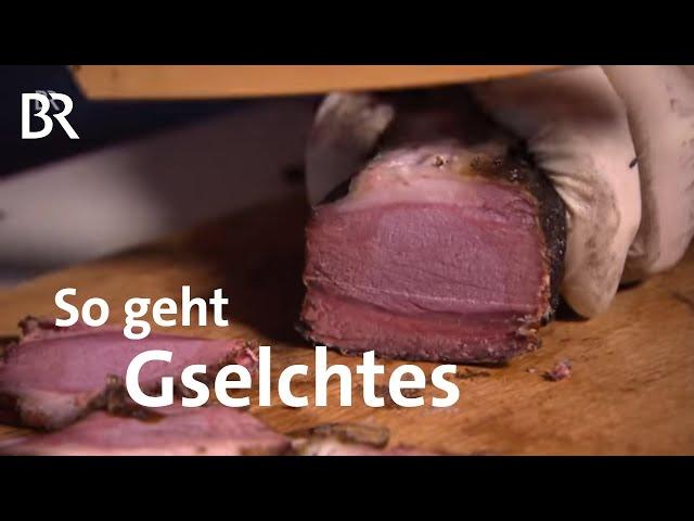 Schwarzgeräuchertes selbstgemacht | Zwischen Spessart und Karwendel | Schinken räuchern | Doku