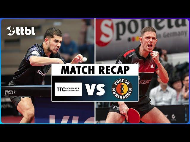 BERGNEUSTADT vs. MÜHLHAUSEN (Tischtennis Bundesliga Recap) | 2024 Matchday 3