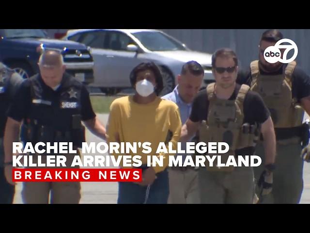 Rachel Morin's alleged killer, Victor Martinez Hernandez arrives in Maryland