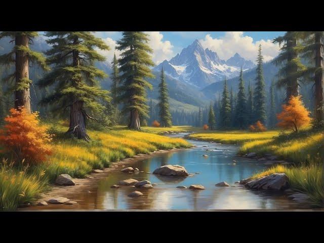 Forest paintings that provide tranquility