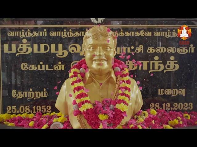 #Captain #Vijayakanth 3D Sculpture Size : 7 Feet RAKO ART STUDIO CHENNAI
