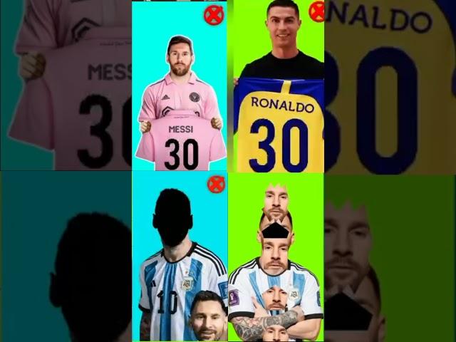 messi and Ronaldo for Animated Stop challenge | Ronaldo | Messi | football #shorts