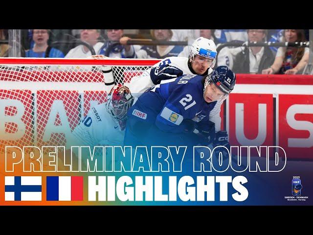 Highlights: Finland vs France | 2025 #MensWorlds #IIHF