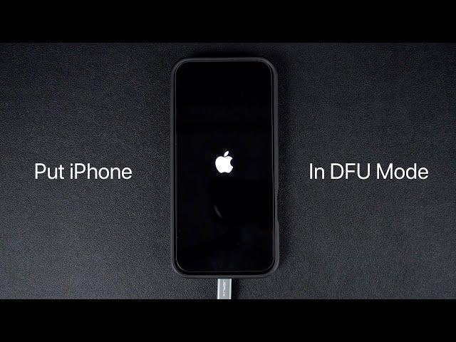 How To Put iPhone 16 In DFU Mode