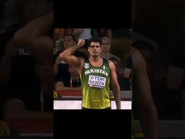 Arshad Nadeem gold medal heart winning moments ️   #parisolympics2024 #shorts