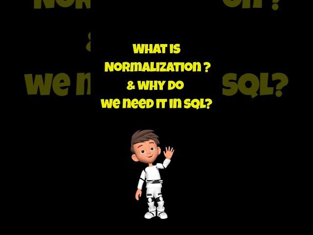 Normalization in SQL #sql #shorts