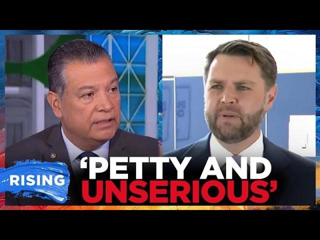 Padilla FIRES BACK At Vance After VP Called Him ‘Jose’ | RISING