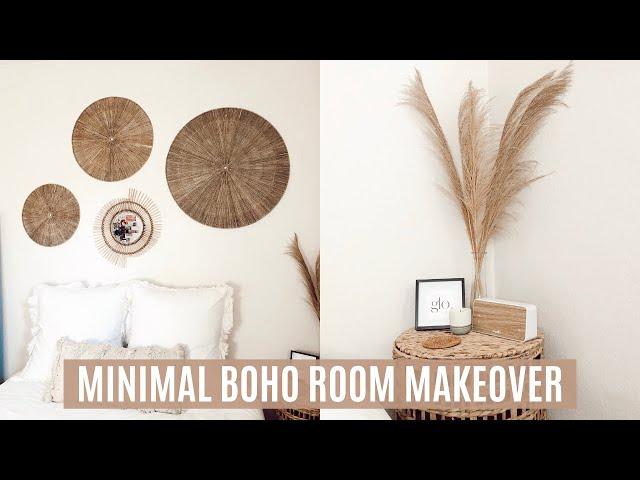 ROOM MAKEOVER: Minimal Boho, Mid Century Modern Decor