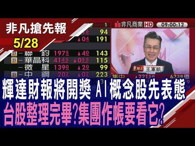 【輝達財報將開獎 AI概念股先表態 台股整理完畢?集團作帳要看它? 解除限空令 金管會彭金隆比喻:手伸久會酸 保持下次出手力道】20250528 (王軍凱×黃靖哲) @ustvhotstock