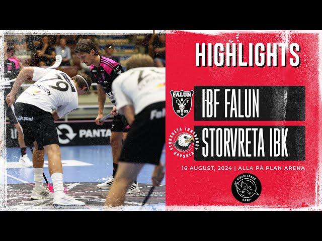 Highlights IBF Falun vs Storvreta IBK Giganternas Kamp 2024