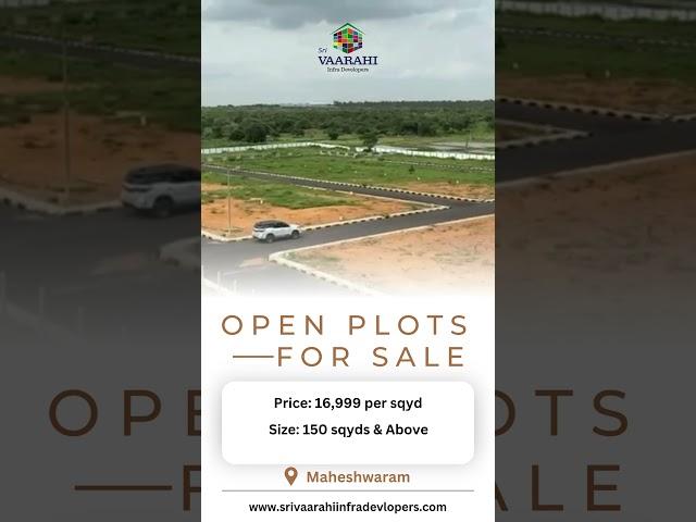 Gated Community Plots For Sale  #maheshwaramplots #hyderabad