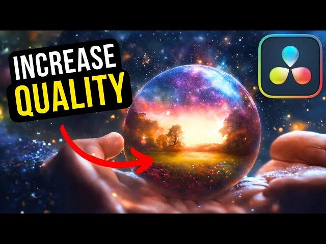 How To INCREASE Video QUALITY In Davinci Resolve 19 Tutorial