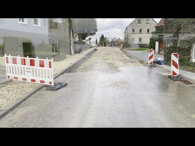 Baustellenbesichtigung der Ortsdurchfahrt Unterriffingen