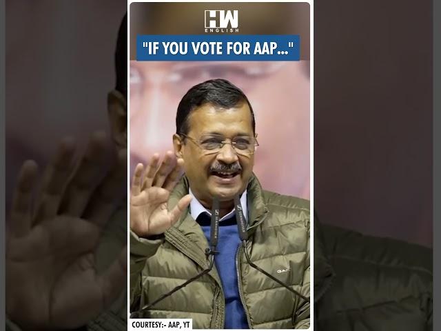 #Shorts | "If you vote for AAP..." | Arvind Kejriwal | Delhi Assembly Elections 2025 | BJP