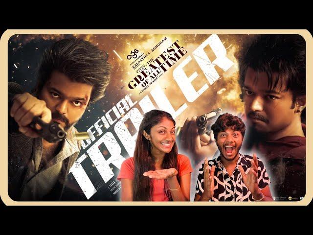 The GOAT Trailer-Reaction| Thalapathy Vijay | Venkat Prabhu | Yuvan Shankar Raja| ODY