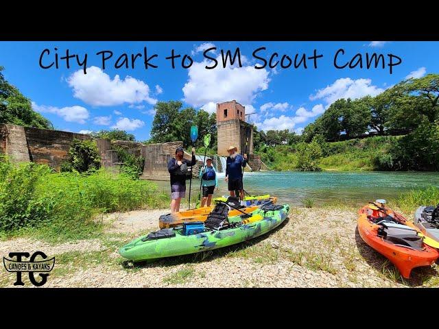 Kayaking the San Marcos River