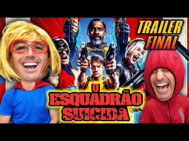 REAÇÃO O Esquadrão Suicida 2 TRAILER FINAL -  Irmãos Piologo Filmes