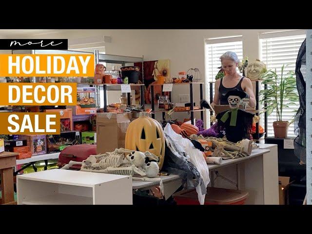 Day 61 - Prepping for the Holiday Decor Sale | Hoarder House Clean Out Vlog