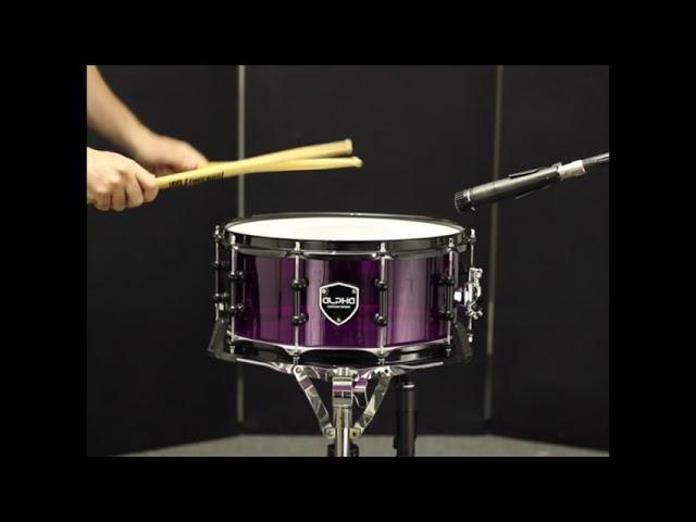 Sample box- Purple Acrylic snare 14 x 6.5