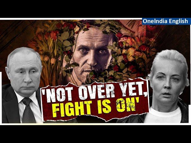 Alexei Navalny's Wife Yulia Navalnaya Vows to Fight Against Putin, Urges Support | Oneindia News