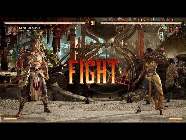 General shao vs Tanya mortal kombat 1 ps5
