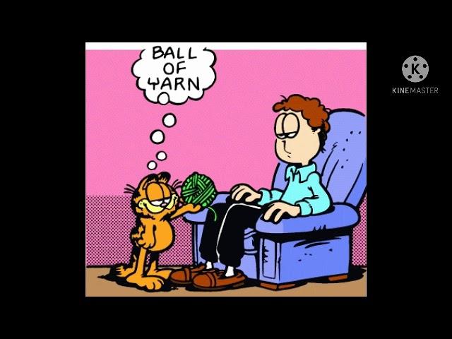 Garfield Brings a Ball of Yarn to Jon (Square Root of Minus Garfield comic dub)