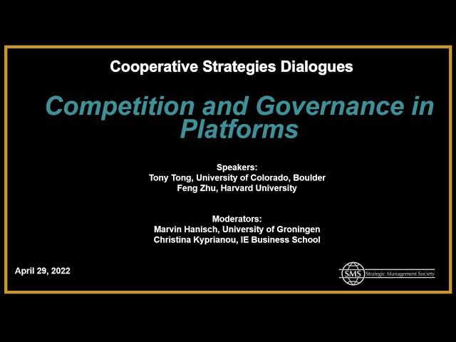 Competition and Governance in Platforms