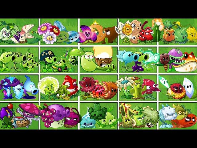 PVZ 2 Random 20 Team Plants, 3 Plants! - Who Will Win? - PvZ 2 Team Plant Vs Team Plant