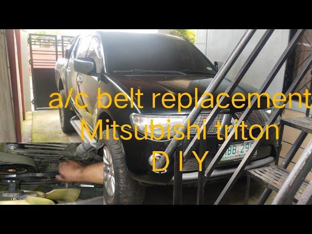 Mitsubishi Strada A/C Belt Replacement