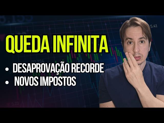 Bolsa Desabando e Rejeição de Lula tem Recorde e Imposto para Dividendos e para Empresas