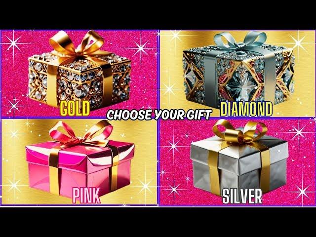 Choose Your Gift..! Gold, Diamond, Pink and Silver edition 4 Giftbox challenge