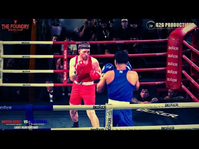 THE FOUNDRY'S THE FIRE STARTER - HUNTER COURT vs JEFF KARAKA Amateur Boxing Fight