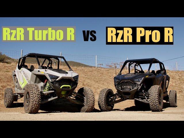 Polaris RZR Pro R vs Polaris RZR Turbo R - Shoot Out - UTV Action Magazine