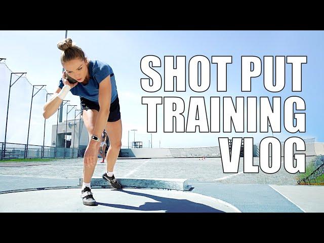 Shot Put Training with Professional Heptathlete Chari Hawkins