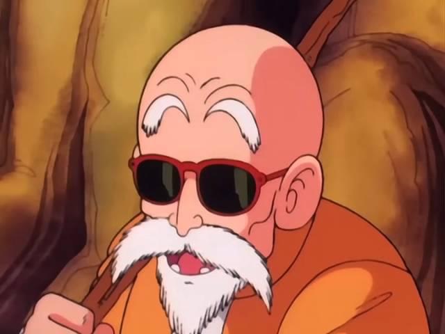 Master Roshi motivates Goku