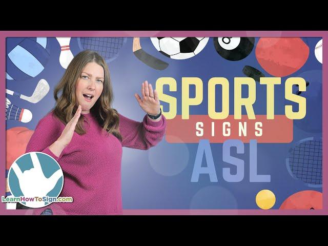 ASL Sports Signs | Year-Round Sports in American Sign Language