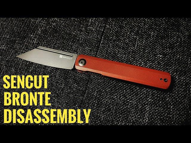 Sencut Brontë Pocket Knife Disassembly