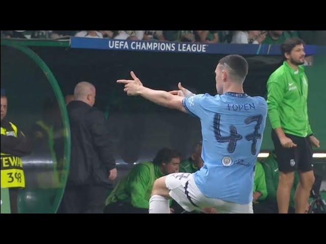 Phil Foden Goal vs Sporting Lisbon, Man City vs Sporting Lisbon Highlights, UEFA Champions League 24